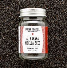 Load image into Gallery viewer, Jar of Burlap &amp; Barrel Al Baraka Nigella Seed from Egypt
