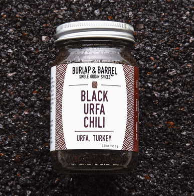 Jar of Burlap & Barrel Black Urfa Chili 