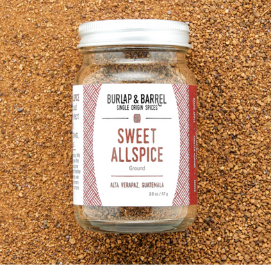 Jar of Burlap & Barrel Sweet Allspice Ground from Guatemala