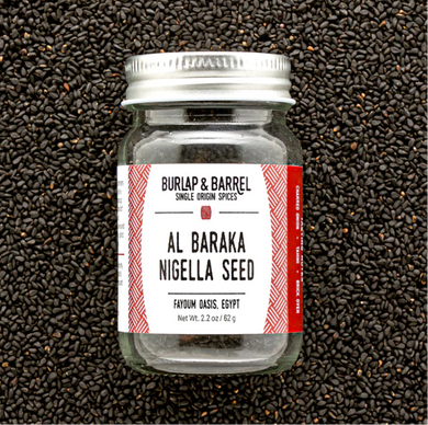 Jar of Burlap & Barrel Al Baraka Nigella Seed from Egypt
