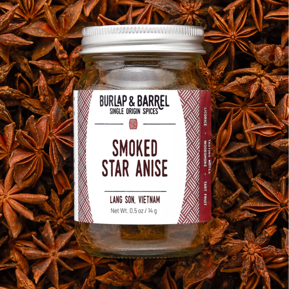 Spice Whole Smoked Star Anise (Lang Son, Vietnam) - Jar