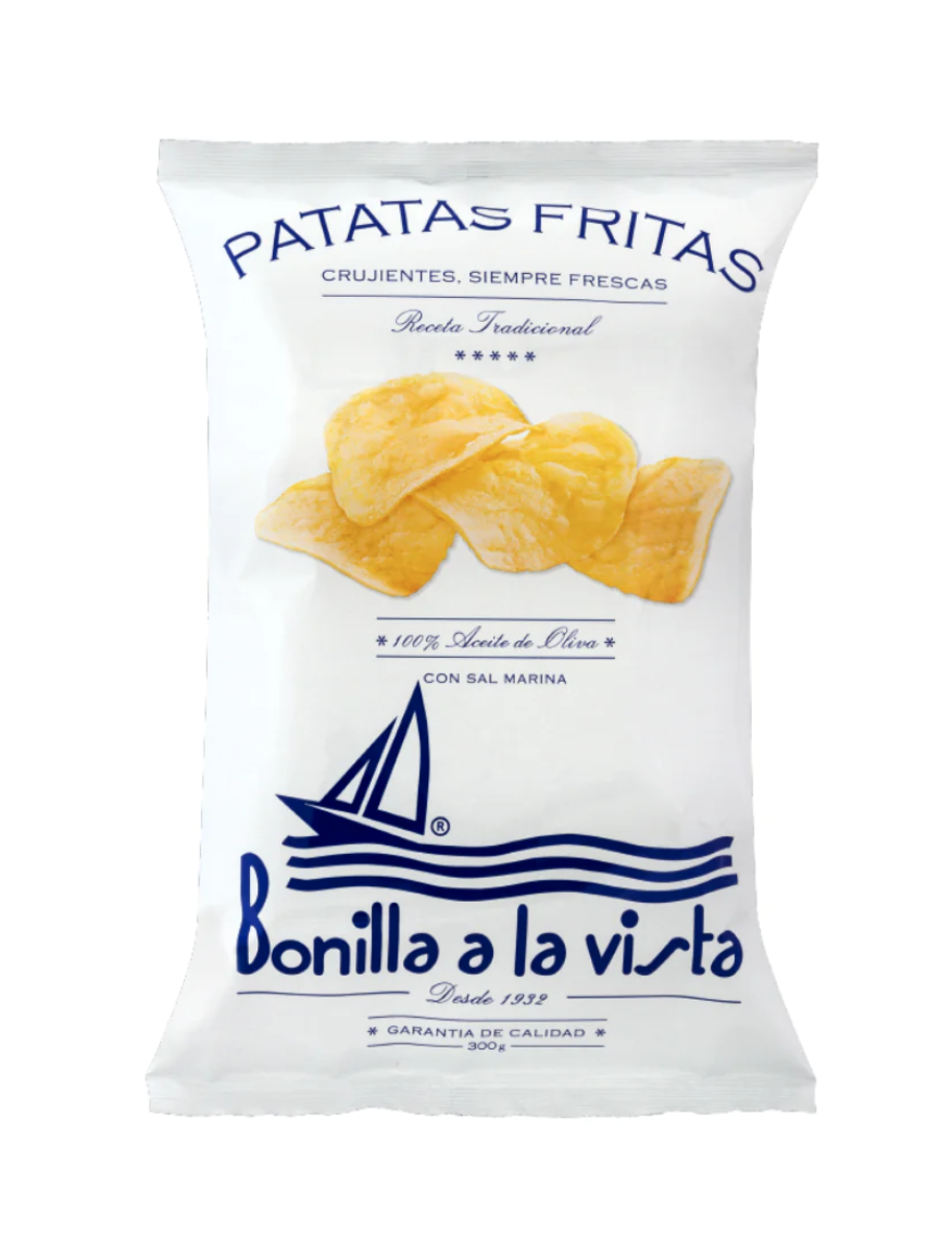 Galicia Potato Chips Cooked in Olive Oil (Spain) - Small Bag