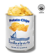 Load image into Gallery viewer, Bonilla a la Vista Medium Tin of Potato Chips, Galicia, Spain
