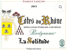 Load image into Gallery viewer, Rose Wine, Côtes-du-Rhône 2021, Organic (France) - Bottle
