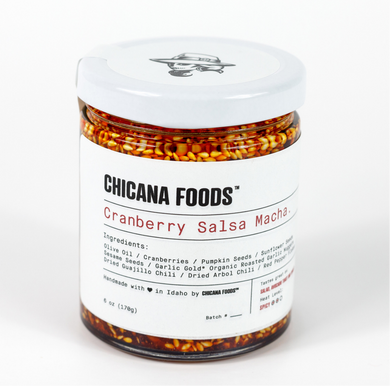 Chicana Foods Cranberry Salsa Macha Jar from Boise, Idaho