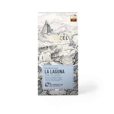 Cluizel Single Plantation Milk Chocolate Bar, 47% La Laguna
