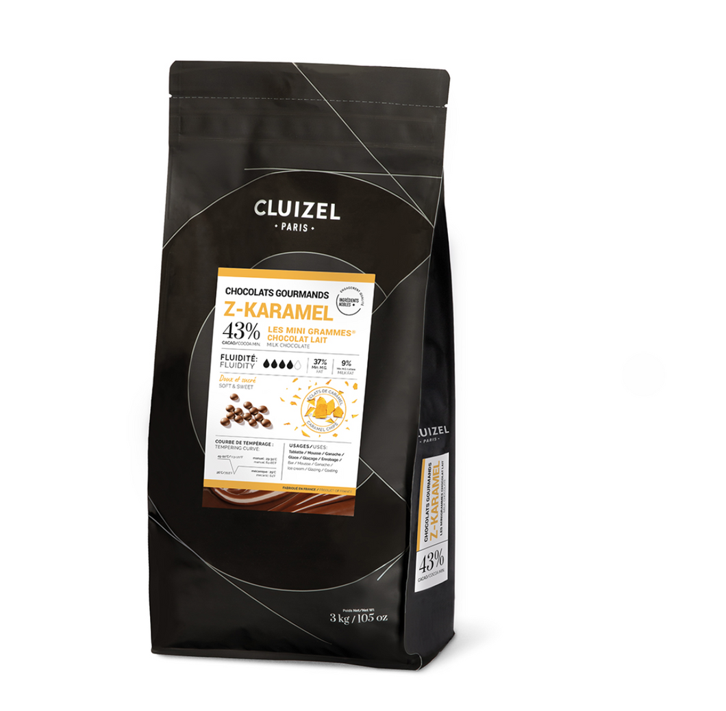 Cluizel 43% Milk Chocolate Z Karamel France
