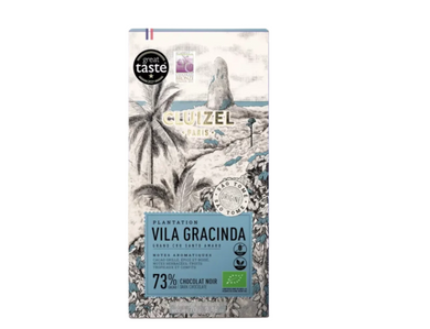 Cluizel 73% Vila Gracinda Dark Chocolate Bar, Single Plantation, Sao Tome