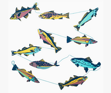 Load image into Gallery viewer, East End Press River Fishes Garland
