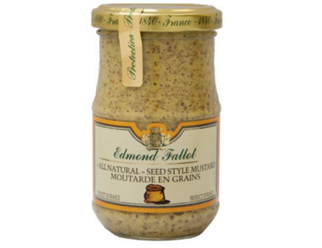 Fallot Whole Grain Old Fashion Mustard Jar