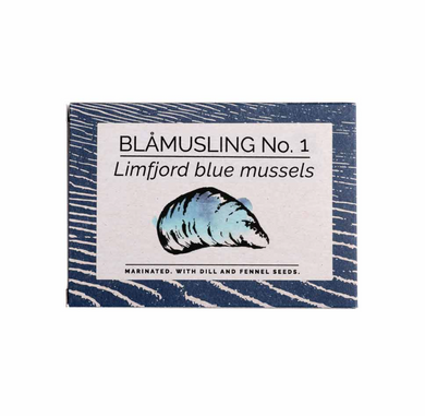 Fangst Marinated Danish Limfjord Blue Mussels in Tin