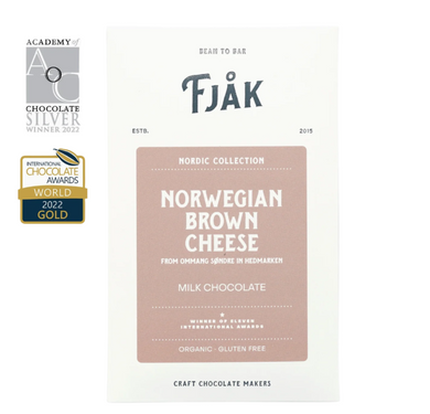 Fjak 45% Milk Chocolate with Brown Cheese Bar (Norway)
