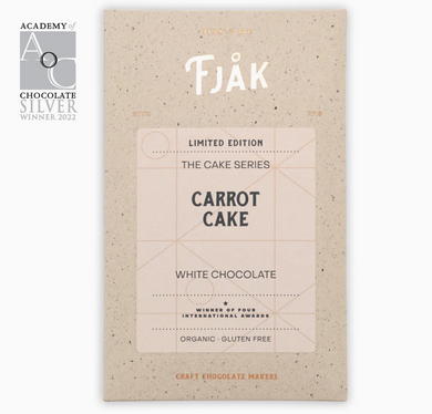 Fjak White Chocolate Carrot Cake Bar, Norway