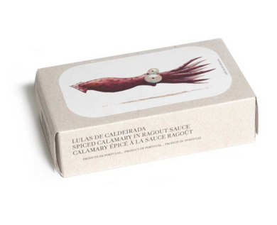 Jose Gourmet Spiced Squid in Ragout, Tin, Portugal