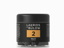 Load image into Gallery viewer, Lakrids by Bülow Black Salty Licorice Candy from Denmark
