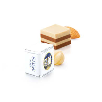 Majani Fiat Classic Milk Chocolate Cube
