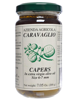 Caravaglio Capers in Extra Virgin Olive Oil (Sicily)