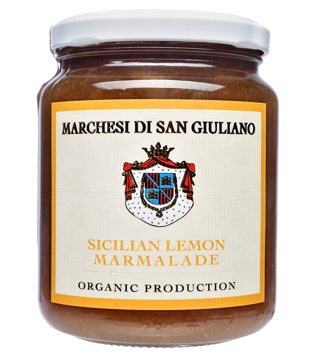 Jar of Marchesi di Organic San Giuliano Sicilian Lemon Marmalade, Sicily