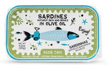 Load image into Gallery viewer, Miss Can Sardines without bones or skin, Portugal.
