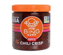Load image into Gallery viewer, Mr Bing Spicy Chili Crisp Jar

