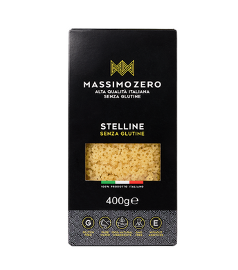 Massimozero Gluten Free Stelline (Star) Dried Pasta, Italy