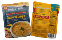 Load image into Gallery viewer, Oregon Seafood Bisque from Sea Fare Pacific, Both Sides of Pouch
