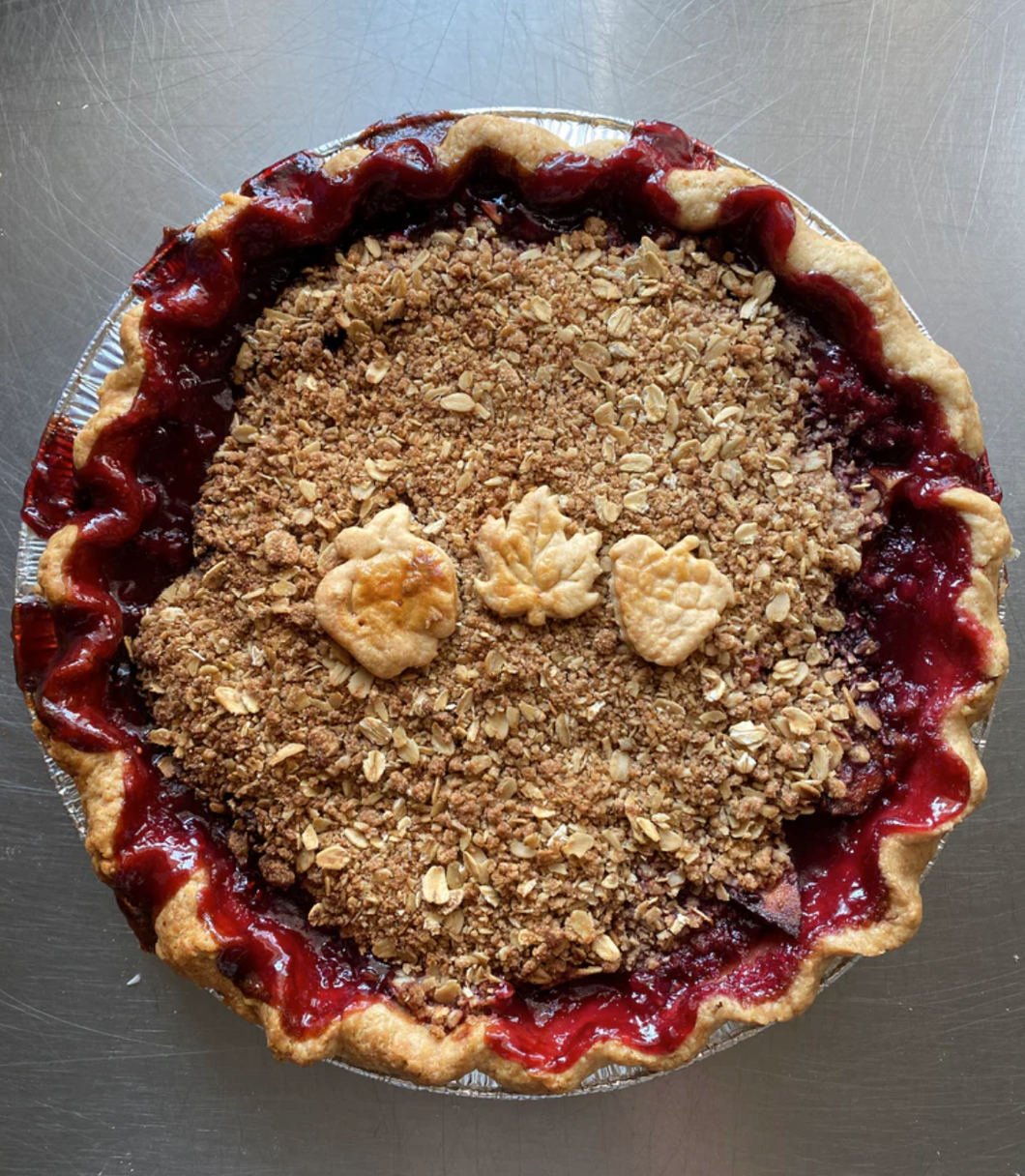 Apple Raspberry Crumble Pie (Idaho) - Baked/Frozen