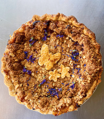 Piedaho Apricot Crumble Pie
