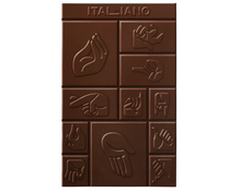 Load image into Gallery viewer, I AM ITALIANO Chocolate Bar with Italian Hand Signs
