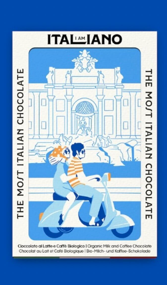 I AM ITALIANO Rome Chocolate Bar from Sicily