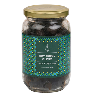 Villa Jerada Black Beldi Dry Cured Olives