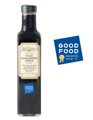 Wine Forest Wild Huckleberry Shrub, Good Food Award Winner