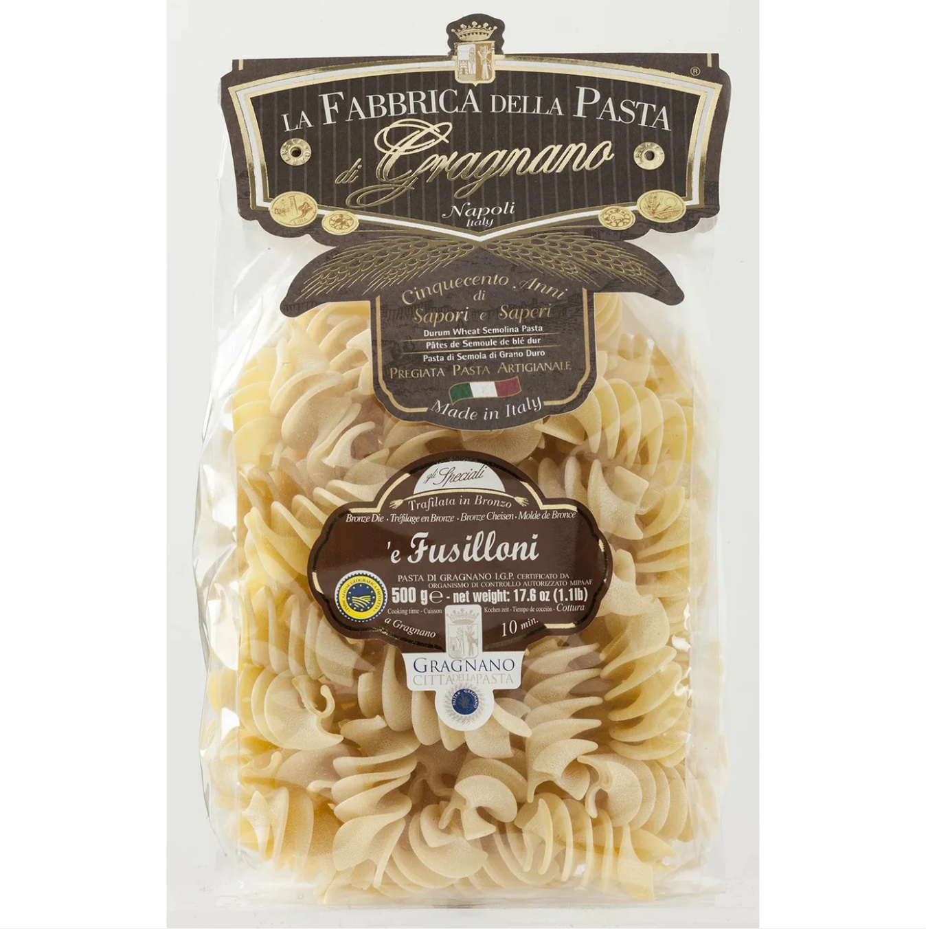 Fusilloni Dry Pasta IGP (Italy)  La Fabbrica Della – Food Shed Idaho