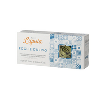 Load image into Gallery viewer, Foglie d&#39;Ulivo (Olive Leaf) Dried Organic Ligurian Pasta (Italy) - Box
