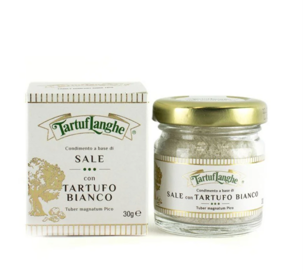 TartufLanghe White Truffle Salt Jar with Box