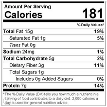 Load image into Gallery viewer, California Marcona Almonds Nutritional label
