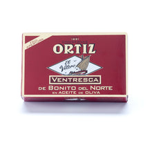 Load image into Gallery viewer, Ortiz Red Box Oval Tin Ventresca Tuna
