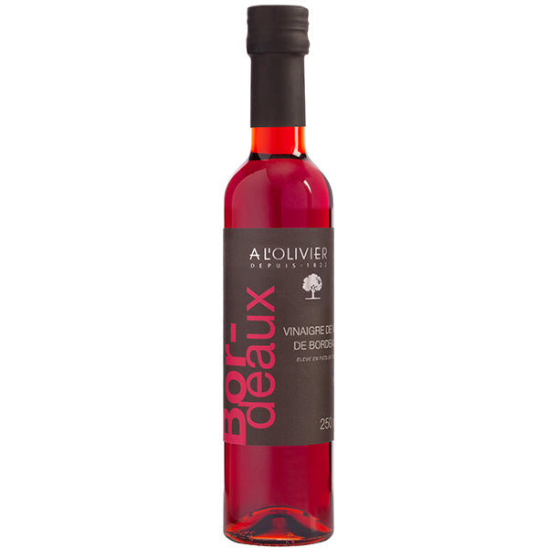 bottle of A L'Olivier bordeaux Red Wine Vinegar