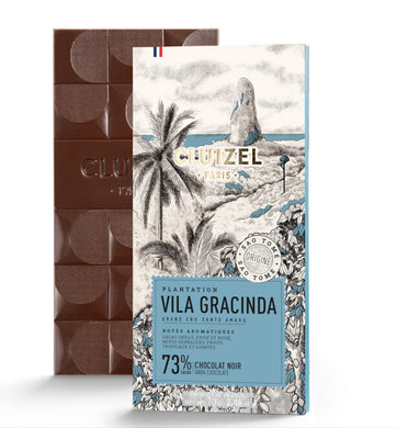 Cluizel 73% Vila Gracinda Dark Chocolate Bar, Single Plantation