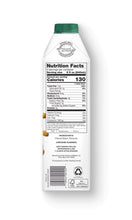 Load image into Gallery viewer, View of side carton showing Elmhurst Almond Milk Unsweetened nutritionals.
