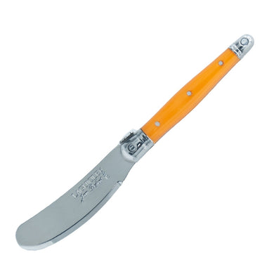 Laquiole Orange Cheese Spreader Knife, France
