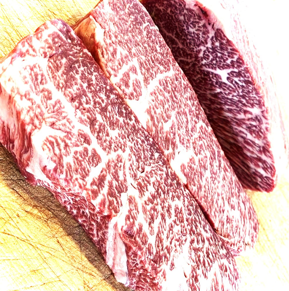 Wagyu NY Strip Local Pasture 100% Fullblood (Frozen) - various