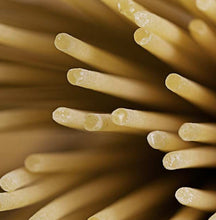 Load image into Gallery viewer, close-up view of  Spaghettini pasta ends

