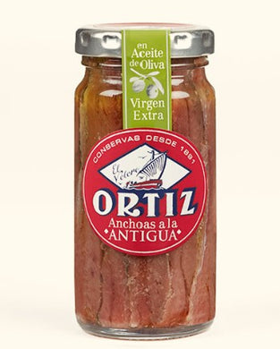 Ortiz Antigua Anchovies in Olive Oil, Jar