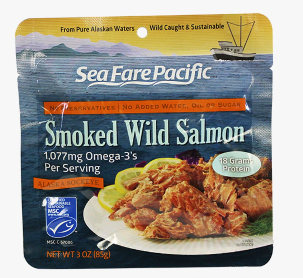 Sea Fare Pacific Wild Alaskan Smoked Salmon Pouch