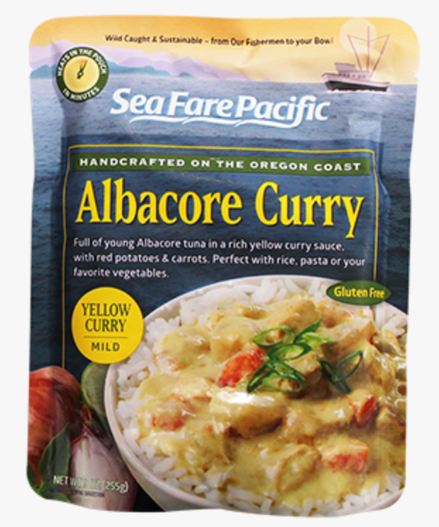 Albacore Tuna Yellow Curry Chowder Pouch, Sea Fare Pacific