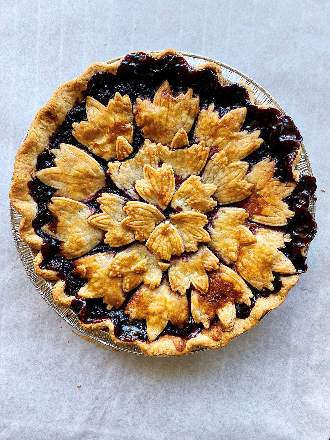 Chai Blackberry Pie (Idaho) - Baked/Frozen