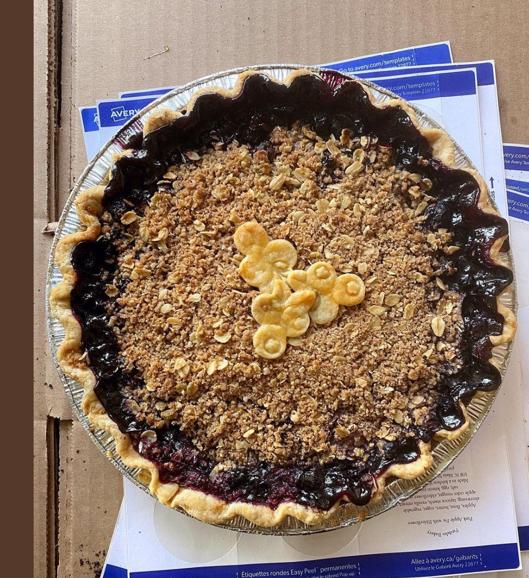 GF Maple Blueberry Crumble Pie (Idaho) - Baked/Frozen