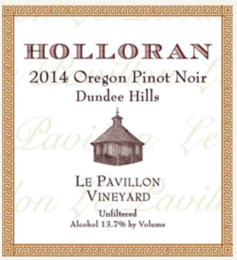 Holloran 2014 Oregon Pinot Noir Dundee Hills