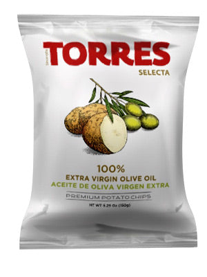 Torres EVOO Potato Chips Front